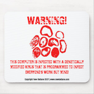WARNING! MOUSE MAT