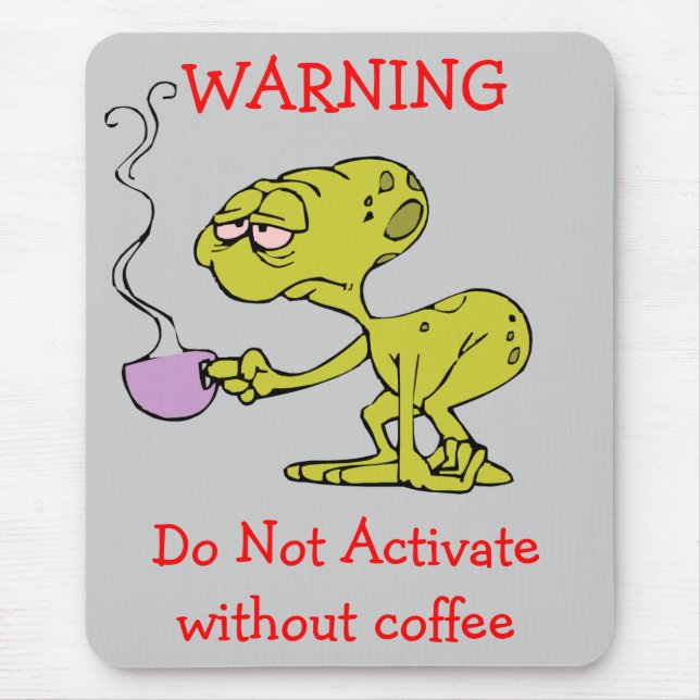 WARNING Mouse Pad (Front)