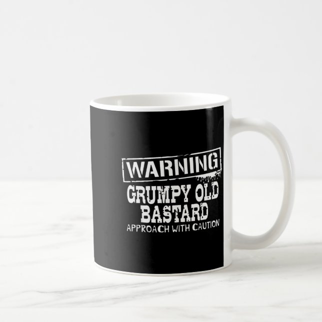 Warning Mpy Old Approach With Caution Funny  Coffee Mug (Right)