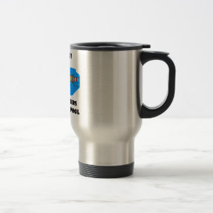 Warning! No Lifeguards In The Gene Pool Travel Mug