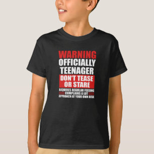 Warning Officially Teenager T-Shirt