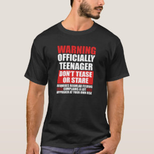 Warning Officially Teenager T-Shirt