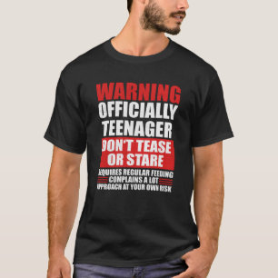 Warning Officially Teenager T-Shirt