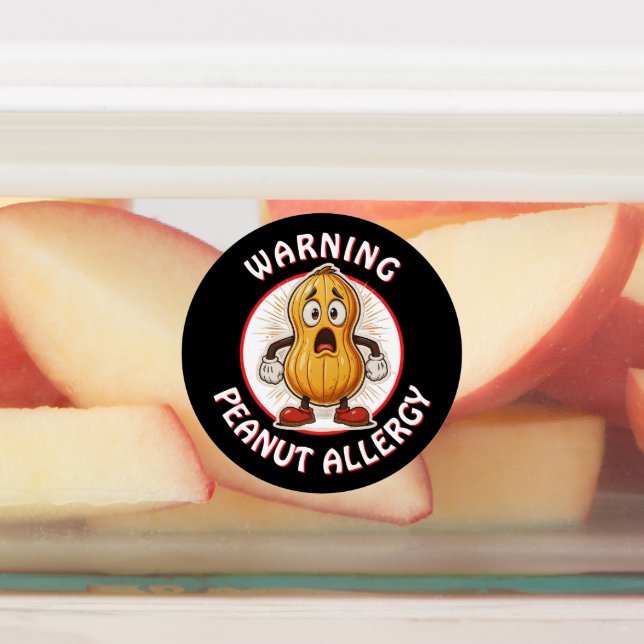 Warning Peanut Allergy Alert   (Affixed)