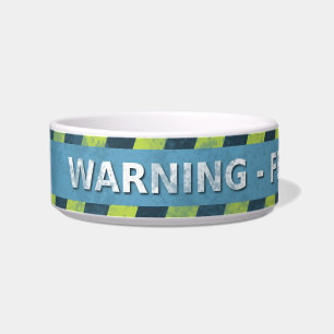 Warning Pet Bowls