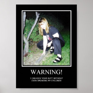 Warning Poster