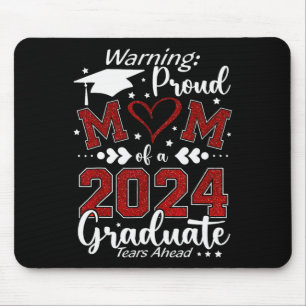Warning Proud Mum Of A Graduate Tears Ahead  Mouse Mat