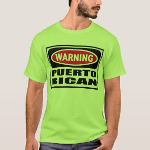 Warning PUERTO RICAN Men's T-Shirt