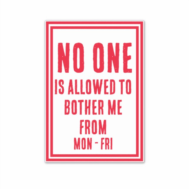 WARNING SIGN (Front)