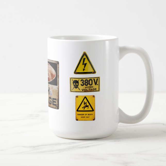 Warning Sign 005 Coffee Mug (Right)