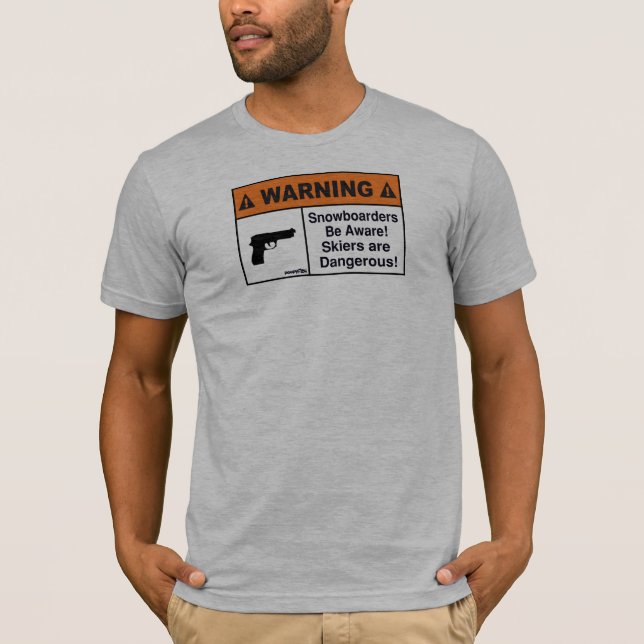 warning sign 2 T-Shirt (Front)