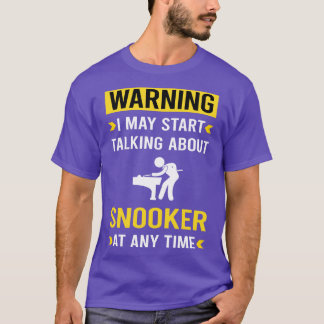 Warning Snooker T-Shirt