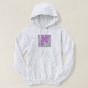 Warning Social Anxiety Pink Loading Tab Hoodie