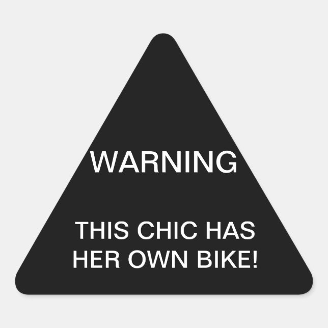 WARNING STICKER (Front)