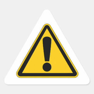 Warning Sticker