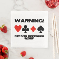 Warning! Strong Defender Inside Four Card Suits