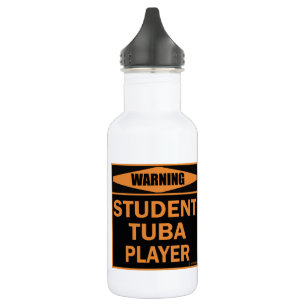 Warning! Student Tube Player! 532 Ml Water Bottle