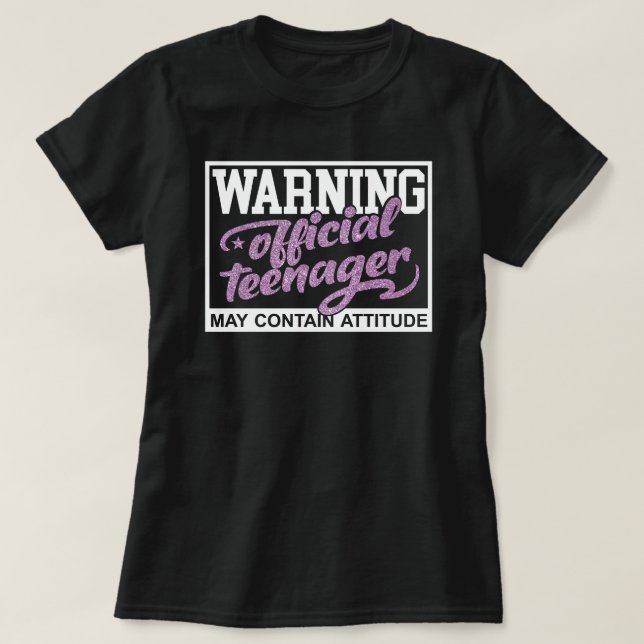 Warning T-Shirt (Design Front)