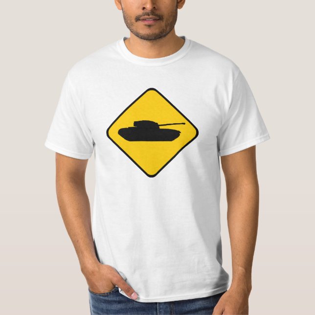 Warning Tank! T-Shirt (Front)