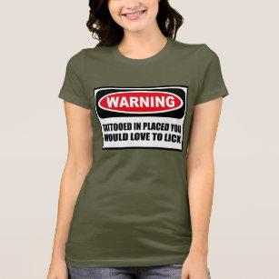 Caution i lick at anytime tshirt photo 200