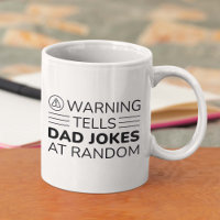 Warning Tells Dad Jokes At Random