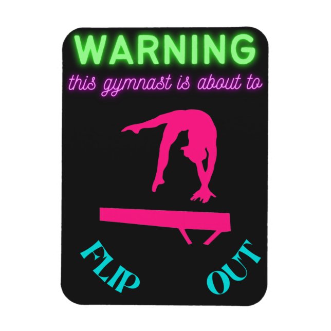Warning This Gymnast Is About To Flip Out Magnet (Vertical)