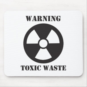 Warning - Toxic Waste Mouse Mat