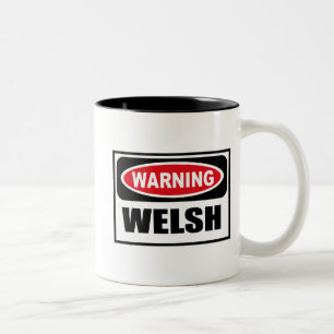 Warning WELSH Mug