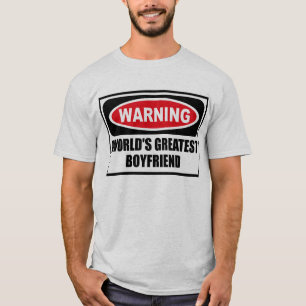 Warning WORLD'S GREATEST BOYFRIEND Men's T-Shirt