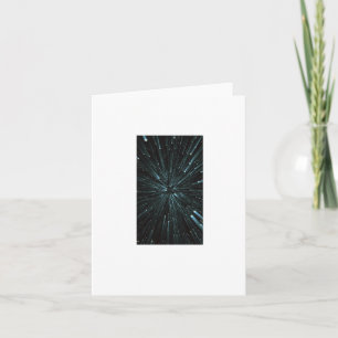 Warp Speed Sticker  Card