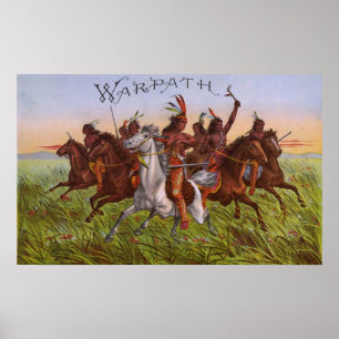 Warpath tobacco poster