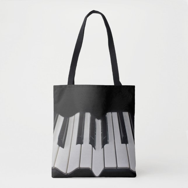 Warped Piano Keys Tote Bag (Front)