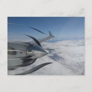 Warped Propeller Postcard