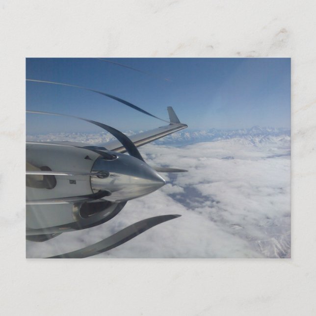 Warped Propeller Postcard (Front)