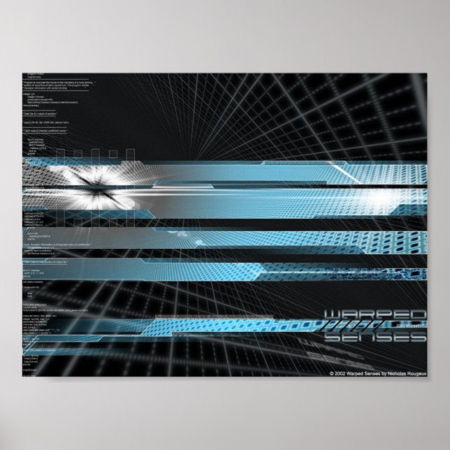Warped Senses Poster (Front)