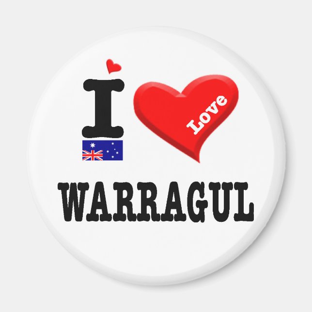 WARRAGUL - I Love Magnet (Front)