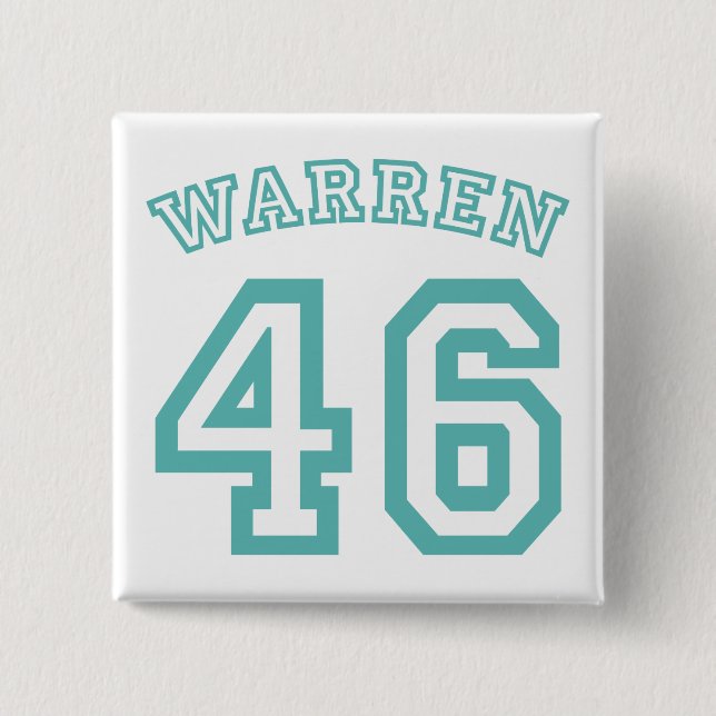 WARREN 46 15 CM SQUARE BADGE (Front)