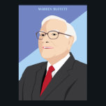 Warren Buffet (Pop Art series) Poster<br><div class="desc">The greatest investor of all time,  Warren Buffett embodies all that's right about compounding wealth. Grab this Pop Art-inspired framed poster of Warren Buffett in the first of the series of the greatest investors of all time!</div>