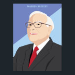 Warren Buffet (Pop Art series) Poster<br><div class="desc">The greatest investor of all time,  Warren Buffett embodies all that's right about compounding wealth. Grab this Pop Art-inspired framed poster of Warren Buffett in the first of the series of the greatest investors of all time!</div>