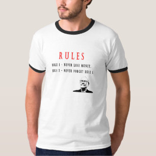 Warren Buffet Rule Shirt