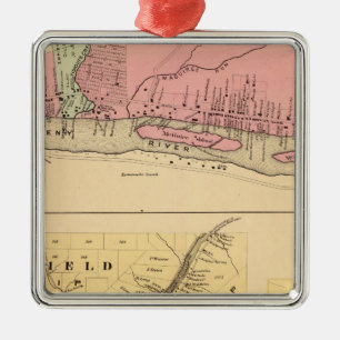 Warren Co oil territory Metal Tree Decoration