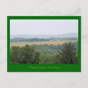 Warren County, New Jersey Postcard