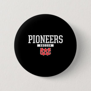 Warren County Pioneers Logo Soccer Hs 6 Cm Round Badge
