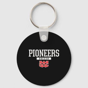 Warren County Pioneers Logo Soccer Hs  Key Ring