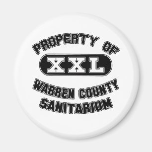 Warren County Sanitorium Products Magnet
