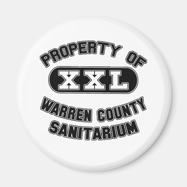 Warren County Sanitorium Products Magnet (Front)