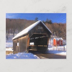 Warren Covered Bridge Postcard