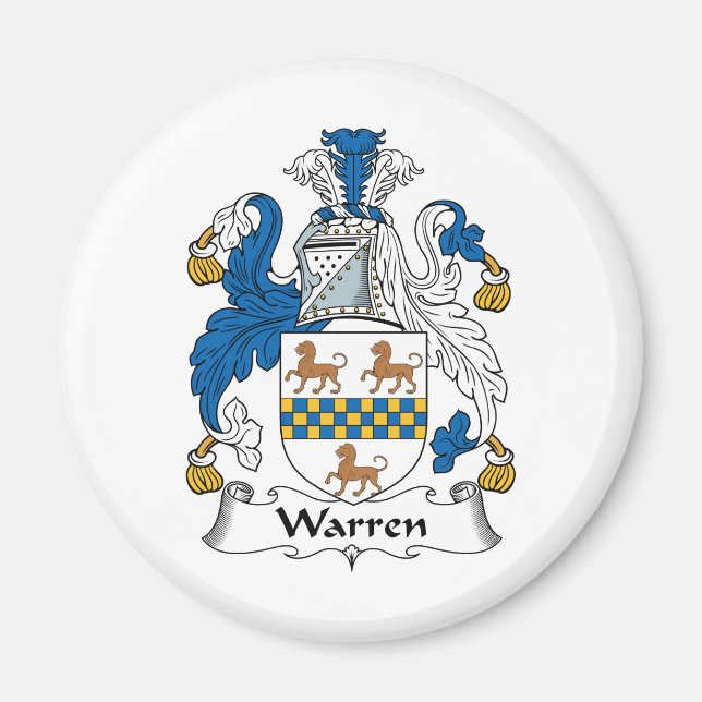 Warren Family Crest Magnet (Front)