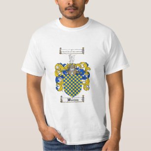 Warren Family Crest - Warren Coat of Arms T-Shirt