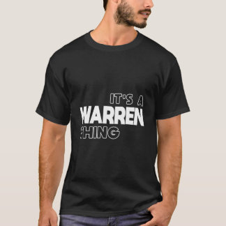 Warren Family Name Family Reunion Warren T-Shirt